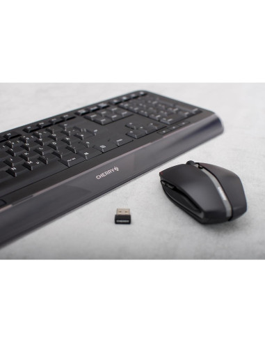 Teclado y Ratón Inalámbricos Cherry Gentix - Ergonomía y Estilo