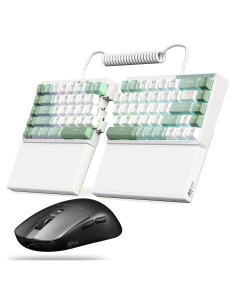 Teclado Mecánico Ergonómico RK Royal Kludge RKS70 + Ratón Inalámbrico M3