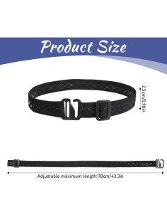 Cinturón Ajustable Antideslizante para Camisa Unisex 2
