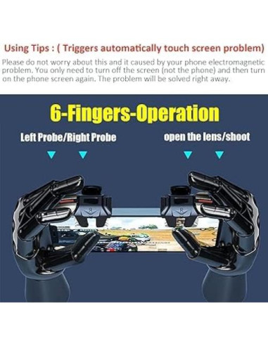Combo 13 en 1 Controladores L2R2 Mikirini para PUBG y Fortnite