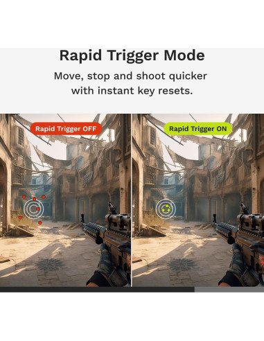 Teclado Mecánico Glorious GMMK 3 HE 75% Negro Hotswappable