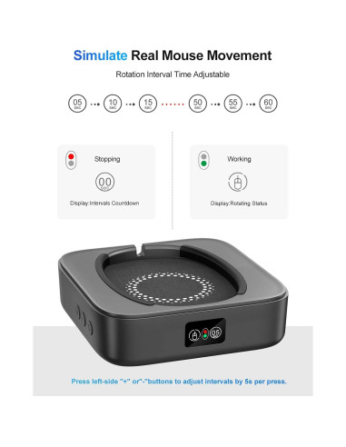 Dispositivo Jiggler de Ratón EAXBUX Indetectable con Temporizador