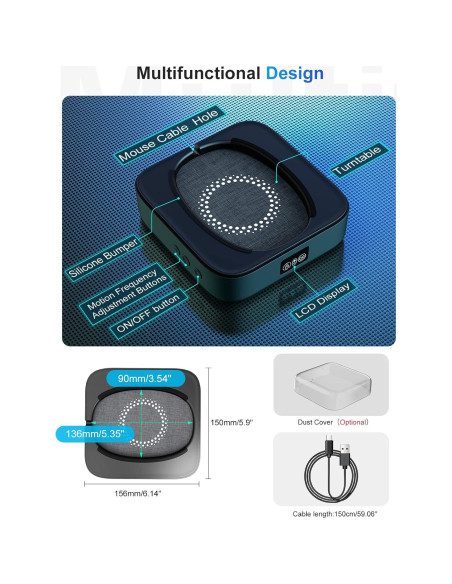 Dispositivo Jiggler de Ratón EAXBUX Indetectable con Temporizador