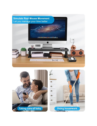 Dispositivo Jiggler de Ratón EAXBUX Indetectable con Temporizador