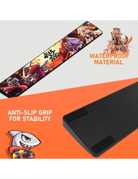 Reposamuñecas Ergonómico AJAZZ para Teclado Mecánico 42.7x7.1cm