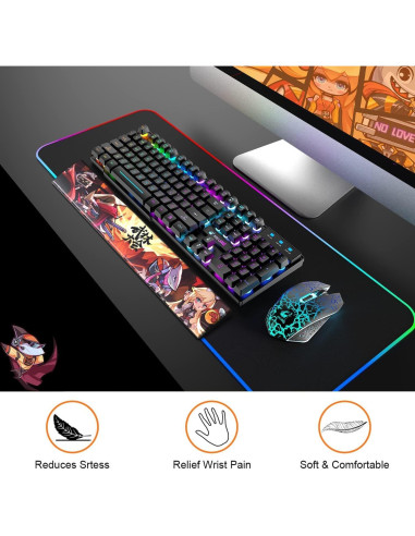 Reposamuñecas Ergonómico AJAZZ para Teclado Mecánico 42.7x7.1cm