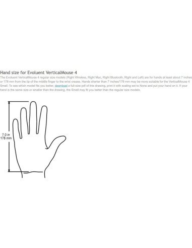 Ratón Vertical Ergonómico Evoluent VM4SW Inalámbrico USB