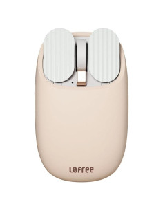 Ratón Inalámbrico Lofree Wavy Chips Doble Modo 5 DPI Té con Leche