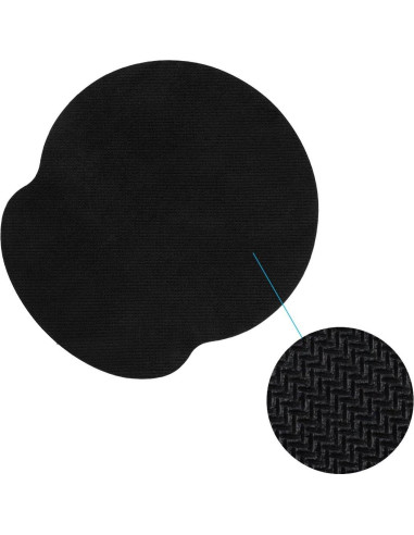 ELZO Almohadilla Ergonómica y Reposamuñecas 2 Paquete Negro