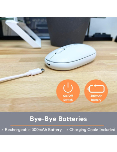 Ratón Inalámbrico X9 Performance X9RFATOPBAT Silencioso 130g