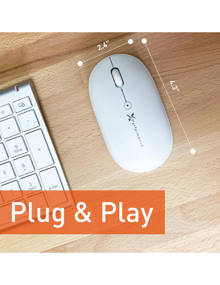 Ratón Inalámbrico X9 Performance X9RFATOPBAT Silencioso 130g