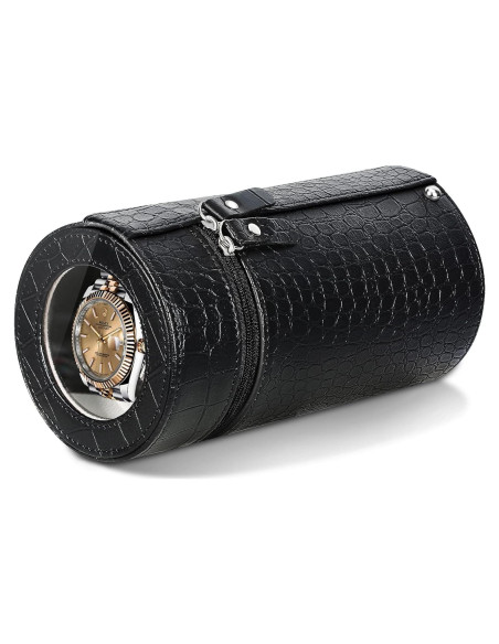 Enrollador de Relojes Automáticos Uthlusty Negro con Motor Silencioso