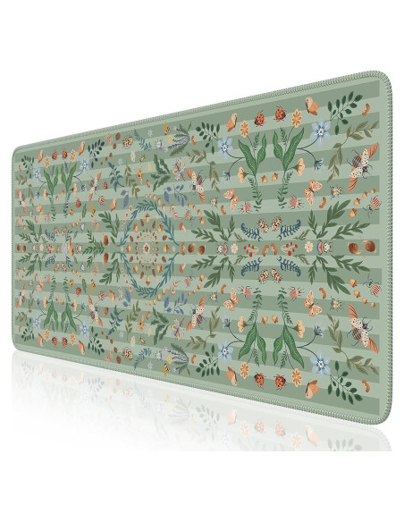 Alfombrilla de Escritorio Grande Anyshock Insecto Verde 90x40cm