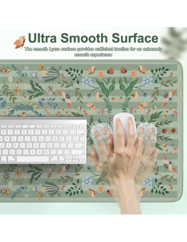 Alfombrilla de Escritorio Grande Anyshock Insecto Verde 90x40cm