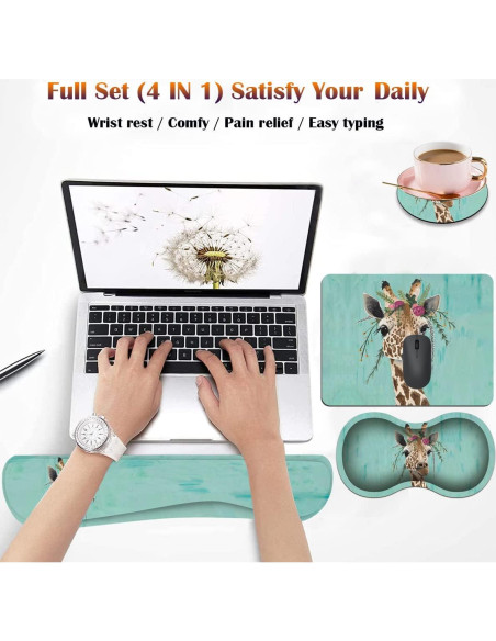 Conjunto de Soporte Ergonómico para Muñeca Gorzzt - 4 Piezas