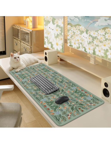 Alfombrilla de Escritorio Grande Anyshock Insecto Verde 90x40cm