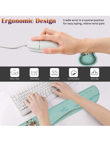 Conjunto de Soporte Ergonómico para Muñeca Gorzzt - 4 Piezas