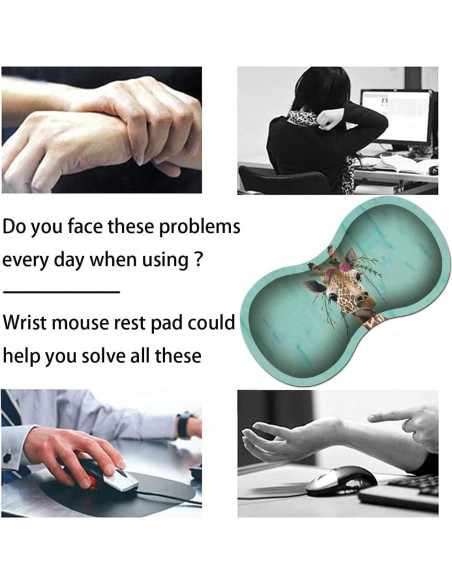 Conjunto de Soporte Ergonómico para Muñeca Gorzzt - 4 Piezas