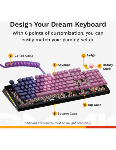 Teclado Mecánico Glorious GMMK 3 Completo Negro 100% 2