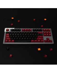 Juego de Teclas MSA Profile Doubleshot Mintcaps 150 Teclas Samurai Rojas 2