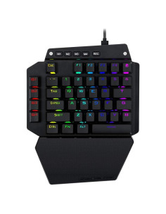 Teclado Mecánico para Juegos HUO JI, Interruptor Rojo, RGB