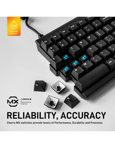 Teclado Mecánico Ergonómico Mistel MD770 TKL Cherry MX PBT