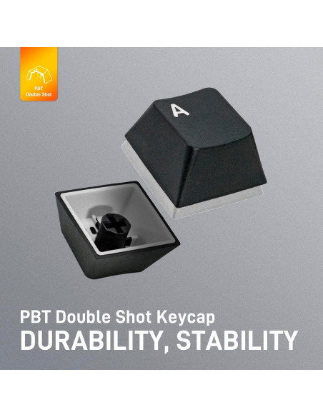 Teclado Mecánico Ergonómico Mistel MD770 TKL Cherry MX PBT