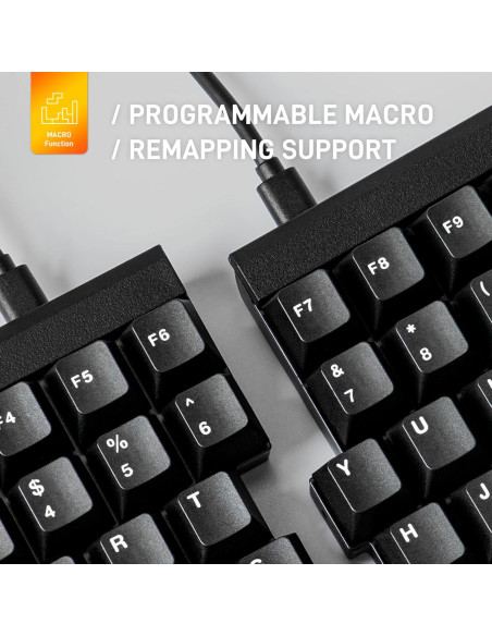 Teclado Mecánico Ergonómico Mistel MD770 TKL Cherry MX PBT