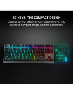 Teclado Mecánico Inalámbrico GamePower EVA 7 RGB 87 Teclas 2