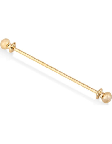 Clip de Corbata wynameleri Set 3 Piezas Dorado y Plateado