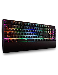Teclado Mecánico para Juegos Deco Gear MECHBRD100 RGB Negro