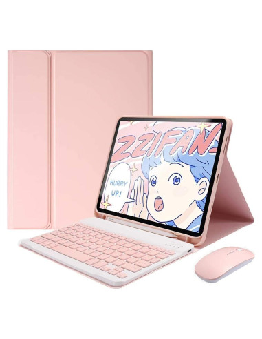 Funda de teclado AnMengXinLing para iPad Air 33 cm y Pro 12.9"