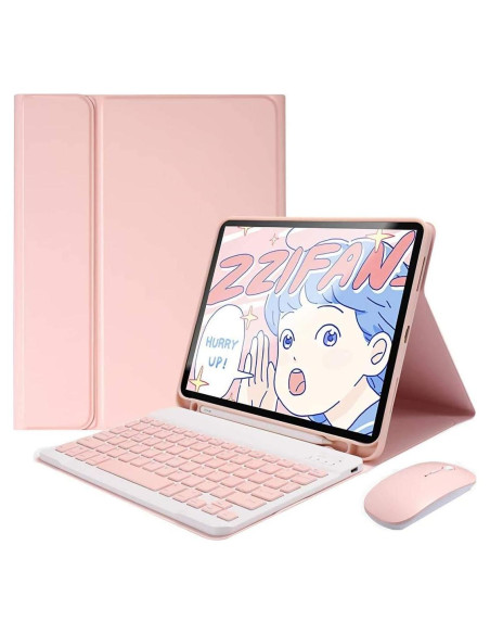 Funda de teclado AnMengXinLing para iPad Air 33 cm y Pro 12.9"