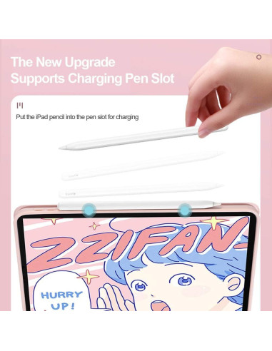 Funda de teclado AnMengXinLing para iPad Air 33 cm y Pro 12.9"
