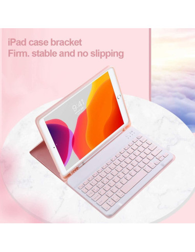 Funda de teclado AnMengXinLing para iPad Air 33 cm y Pro 12.9"