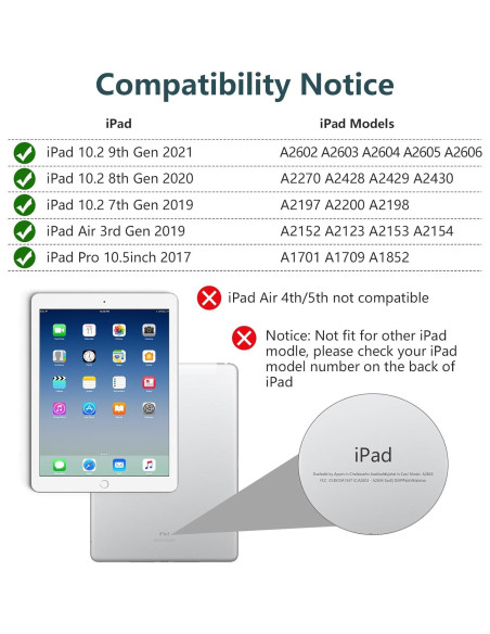 Funda Teclado Bluetooth TaIYanG para iPad 10.2" 9na Gen 2021