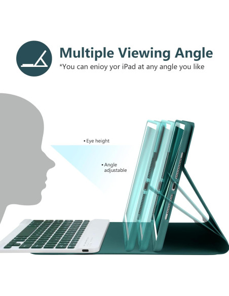 Funda Teclado Bluetooth TaIYanG para iPad 10.2" 9na Gen 2021