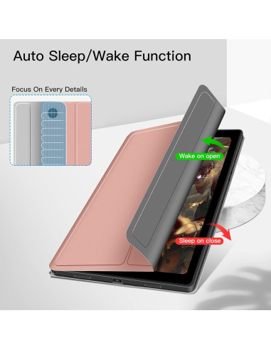 Funda Teclado Retroiluminado WERNURPAI para Galaxy A7 Lite 8.7"