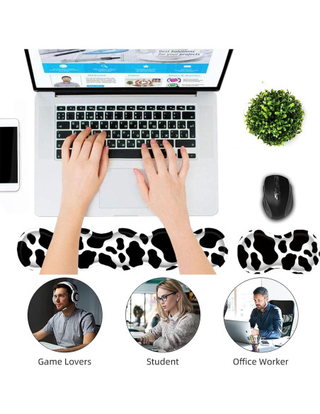 Conjunto de Soporte Ergonómico para Muñeca Bxgolkgd - Patrón de Vaca