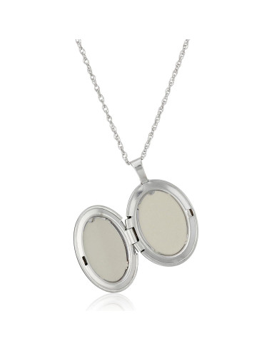 Collar medallón ovalado grabado a mano Amazon Essentials 45.72 cm