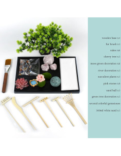 Jardín Zen Japonés Artcome para Escritorio - Meditación y Relajación 2