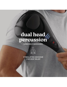 Masajeador de Espalda HoMedics HHP-385H con Calor y Nodos Duales 2