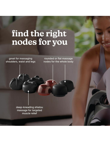 Masajeador de Espalda HoMedics HHP-385H con Calor y Nodos Duales