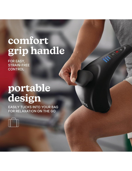 Masajeador de Espalda HoMedics HHP-385H con Calor y Nodos Duales