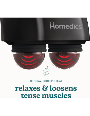 Masajeador de Espalda HoMedics HHP-385H con Calor y Nodos Duales