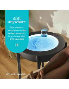 Soporte de Madera Maciza Homedics para Mesa de Arena 53cm Nogal 2