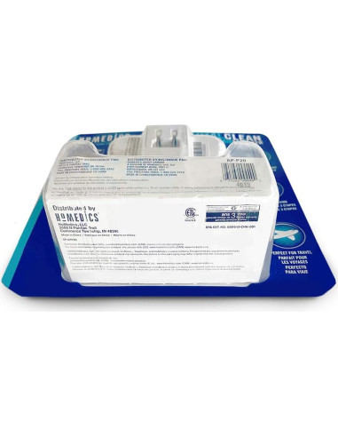 Purificador de Aire Personal UV-C HoMedics TotalClean - 99.9% Bacterias