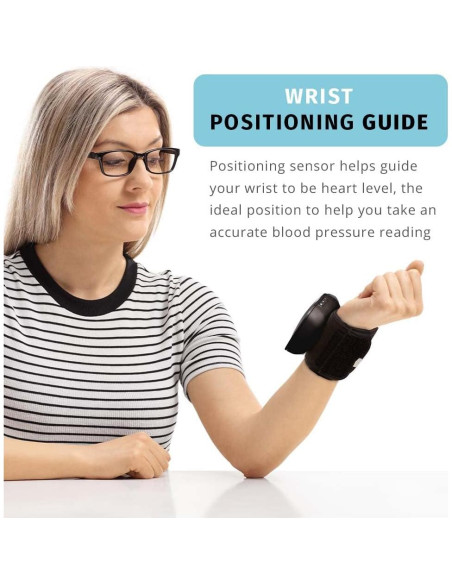 Monitor de Presión Arterial de Muñeca HoMedics Premium - Bluetooth, Preciso
