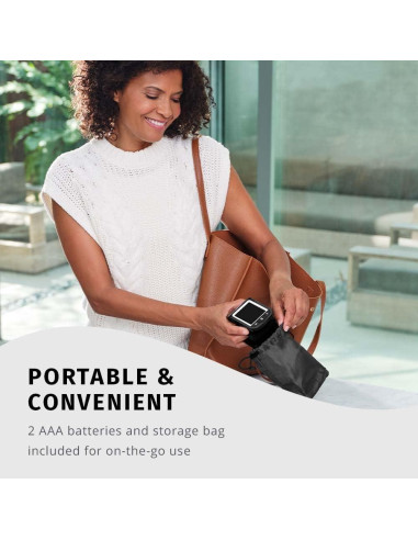 Monitor de Presión Arterial de Muñeca HoMedics Premium - Bluetooth, Preciso