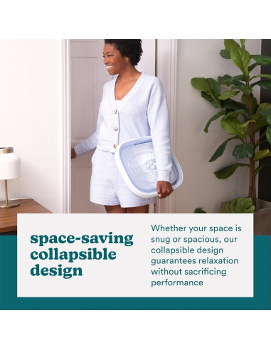 Baño de Pies Plegable Homedics Smart Space 40.8x36.8cm